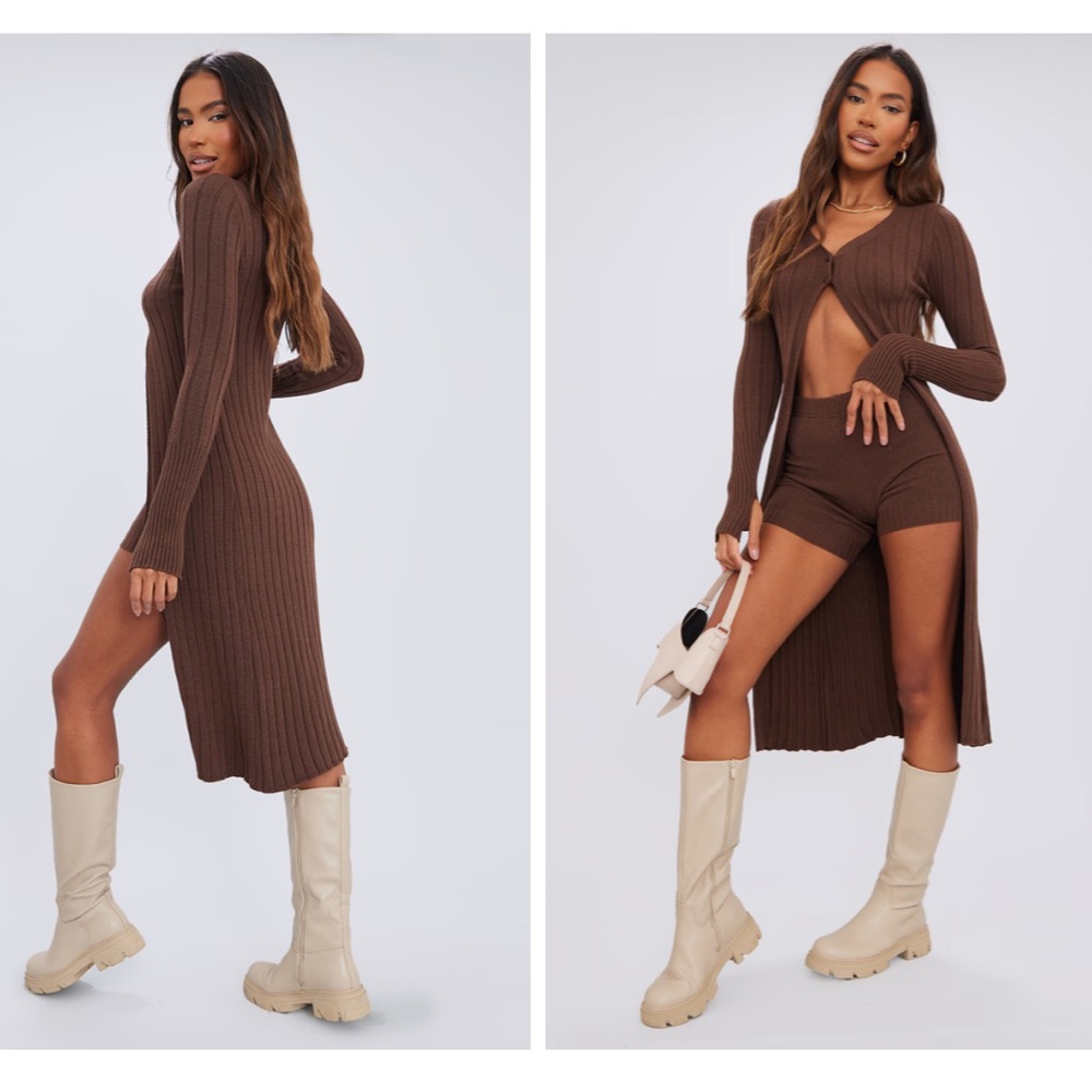 PrettyLittleThing Women’s Longline Knit Cardigan